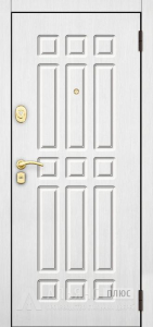 Металлическая дверь Серого цвета стандартных размеров №2 внешняя - фото