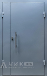 Надежная глухая дверь в подъездный проем с притвором №3 внешняя - фото