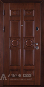 Минималистичная дверь эконом класса в стиле лофт №18 внутренняя - фото