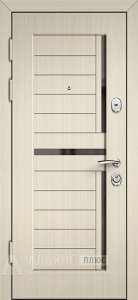 Красивая металлическая дверь с изысканной фактурой полотна №9 внутренняя - фото