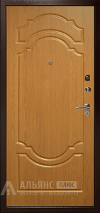 Надежная дверь с гнутым профилем и термостойким виноритом №6 внутренняя - фото