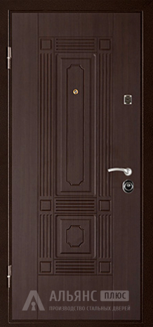 Фото 2 «Входная дверь цвета венге на заказ №5»